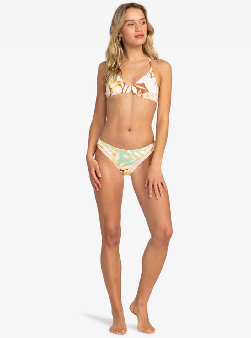 Arriba De Bikini Roxy Printed Beach Classics Ba Athl Triangle | 748PMSJZK