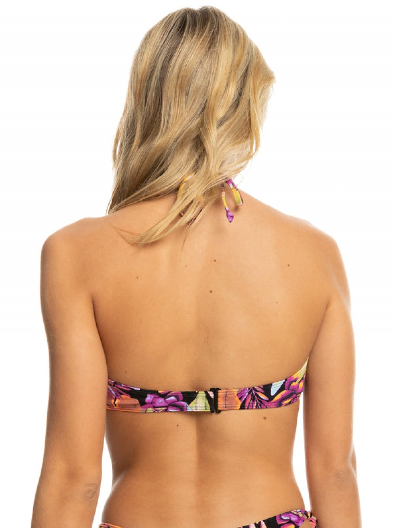 Arriba De Bikini Roxy Printed Beach Classics Triangle | 820ZJNIVB