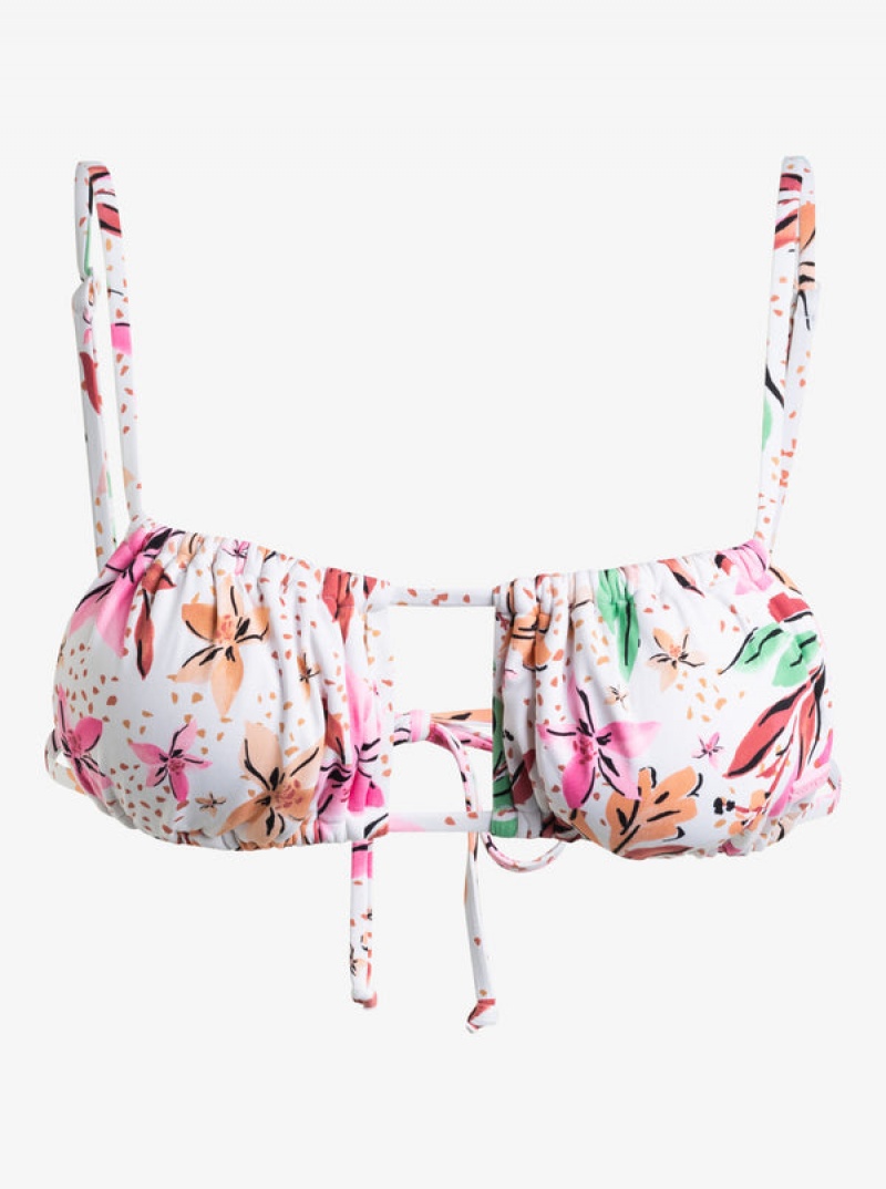 Arriba De Bikini Roxy Printed Beach Classics Bralette | 183BALHCT