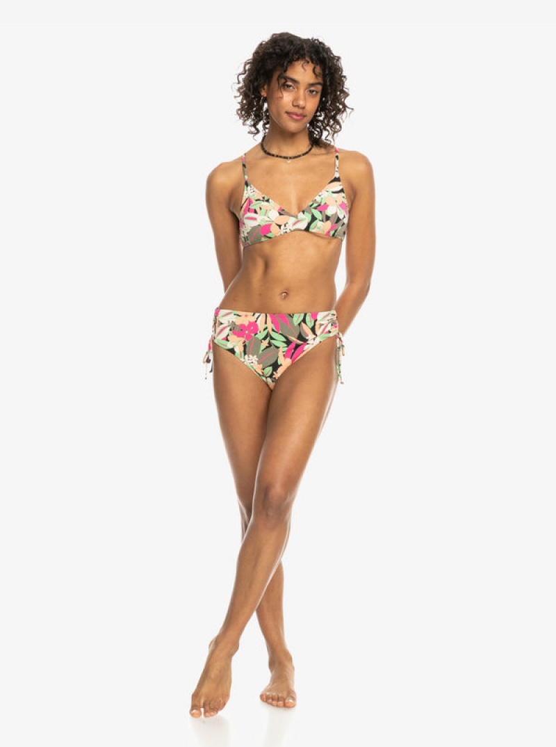 Arriba De Bikini Roxy Printed Beach Classics Tiras Bra | 214PONKFD