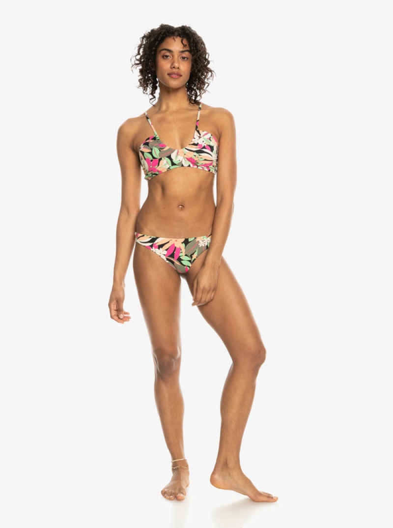 Arriba De Bikini Roxy Printed Beach Classics Bra | 028DZOSVH