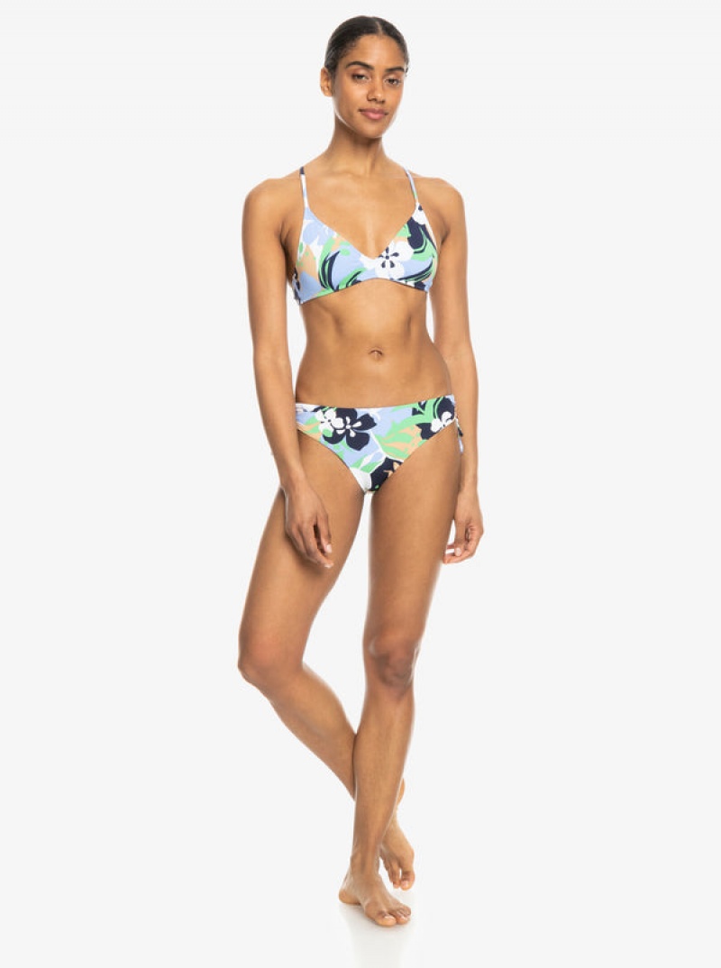 Arriba De Bikini Roxy Printed Beach Classics Tiras Bra | 362DJSNWT