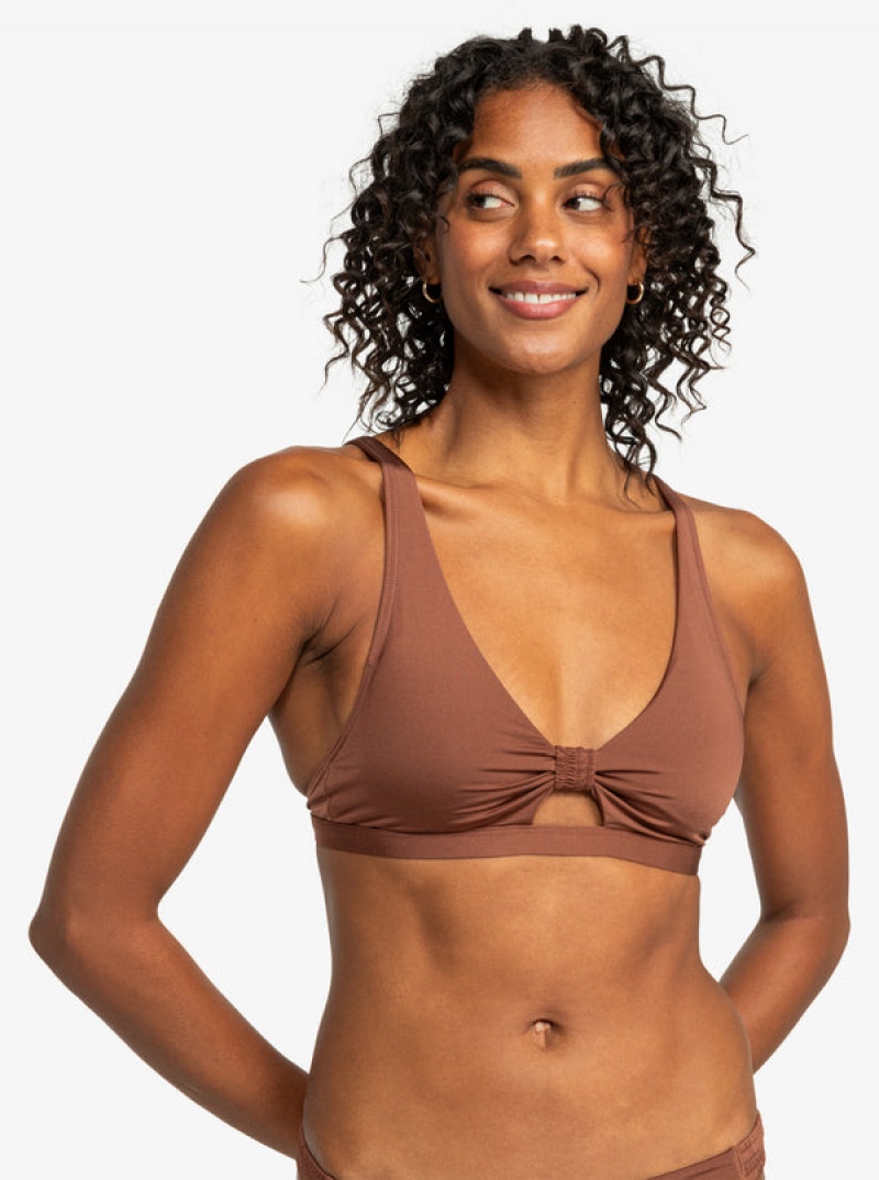 Arriba De Bikini Roxy Silky Island Elongated Bra | 016GOATXK