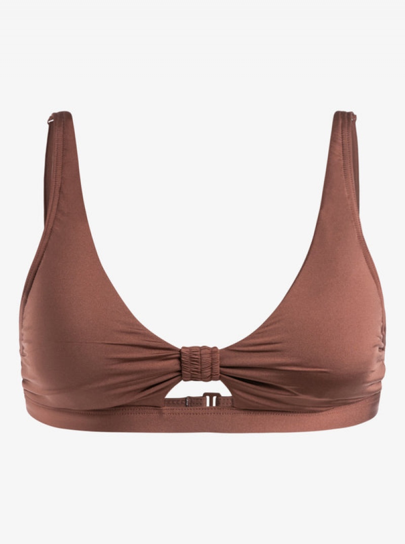 Arriba De Bikini Roxy Silky Island Elongated Bra | 016GOATXK