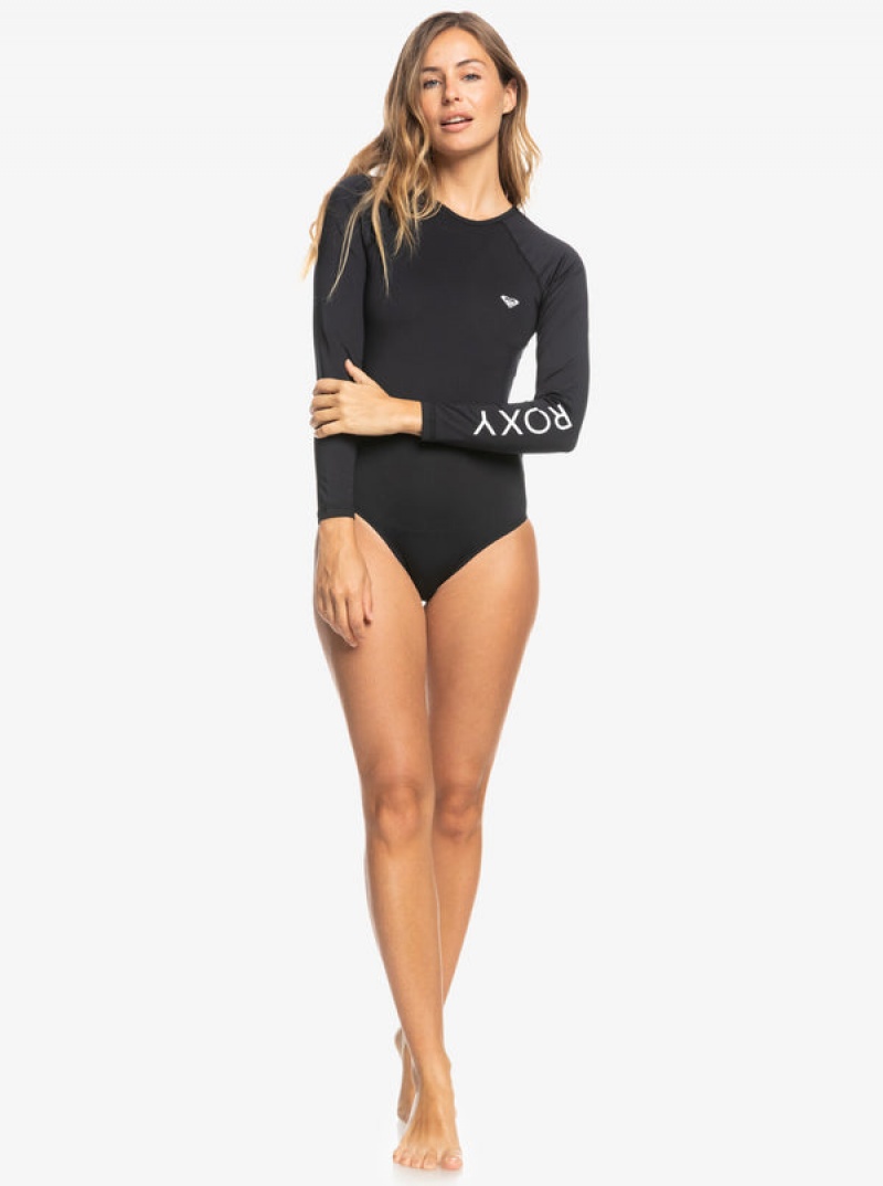 Bañadores Roxy New Essentials Long Sleeve One-Piece | 653EBGPQL