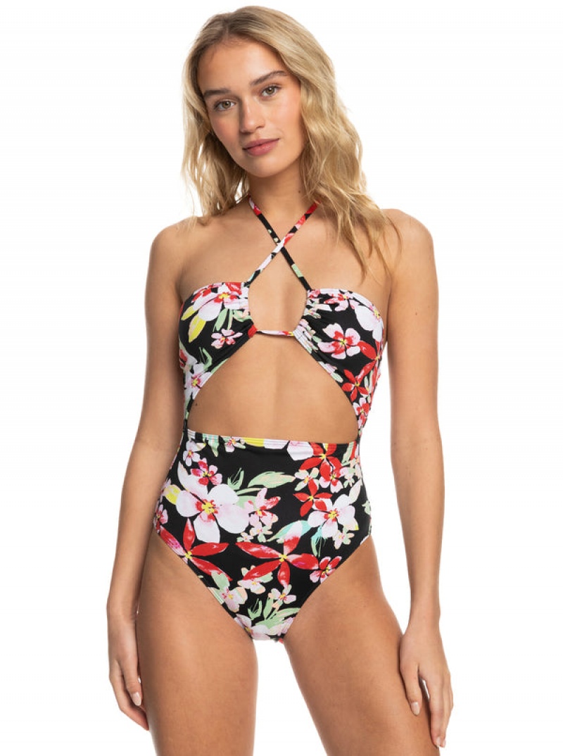 Bañadores Roxy Printed Beach Classics Moda One-Piece | 865SLIUBV