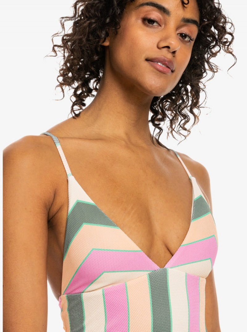 Bañadores Roxy Vista Stripe One-Piece | 680FUKVZH