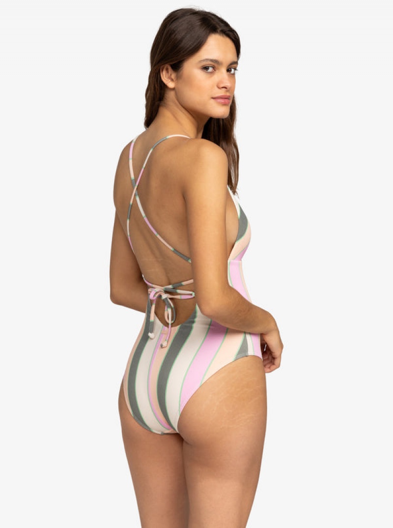 Bañadores Roxy Vista Stripe One-Piece | 680FUKVZH