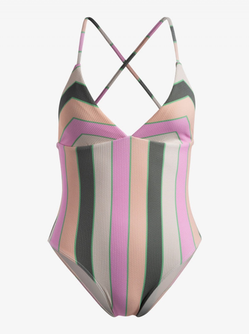 Bañadores Roxy Vista Stripe One-Piece | 680FUKVZH