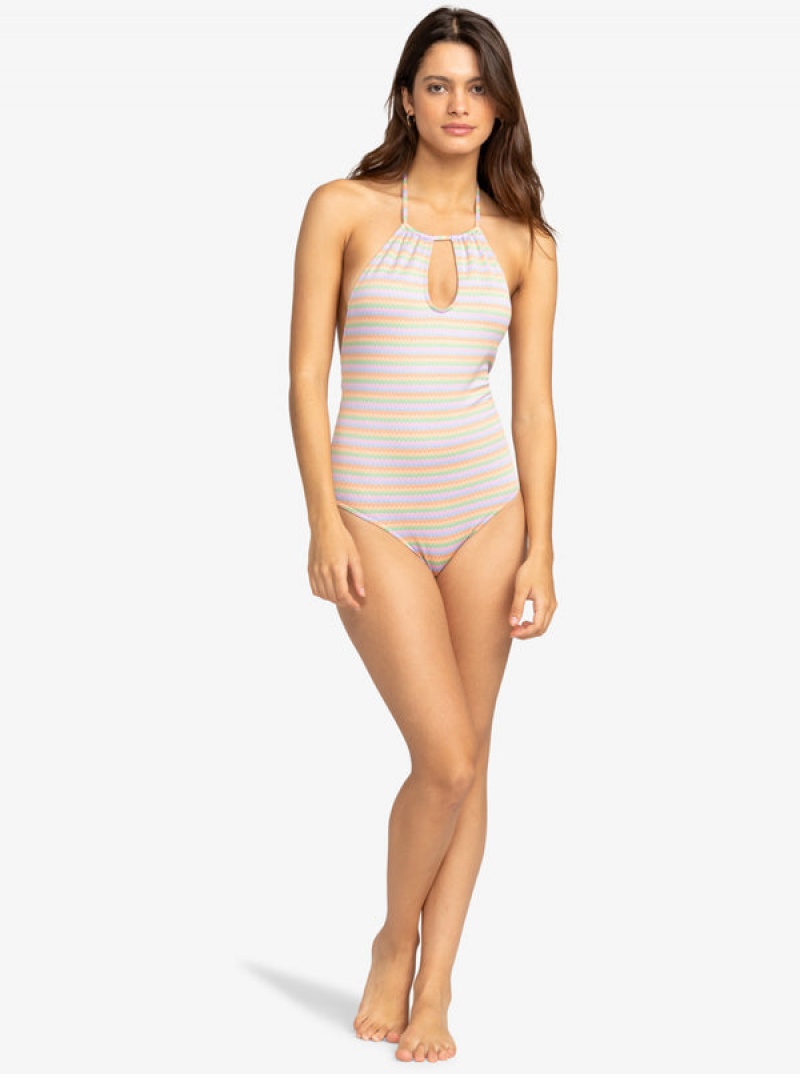 Bañadores Roxy Wavy Stripe One-Piece | 827JBADWS