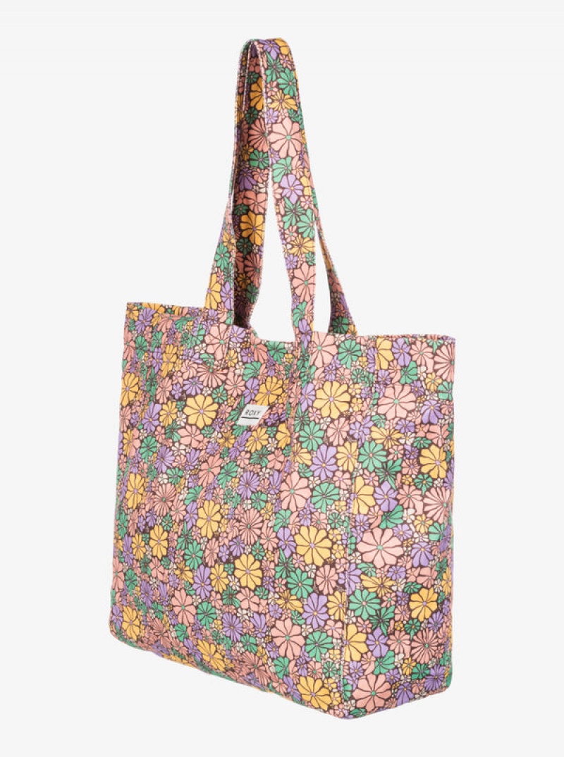 Bolsa de Mano Roxy Anti Bad Vibes Printed Beach | 317VFYMCD