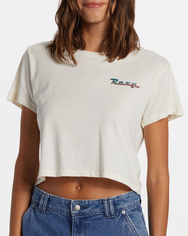 Camiseta Roxy Baja Cali Cropped | 436GAVSEO