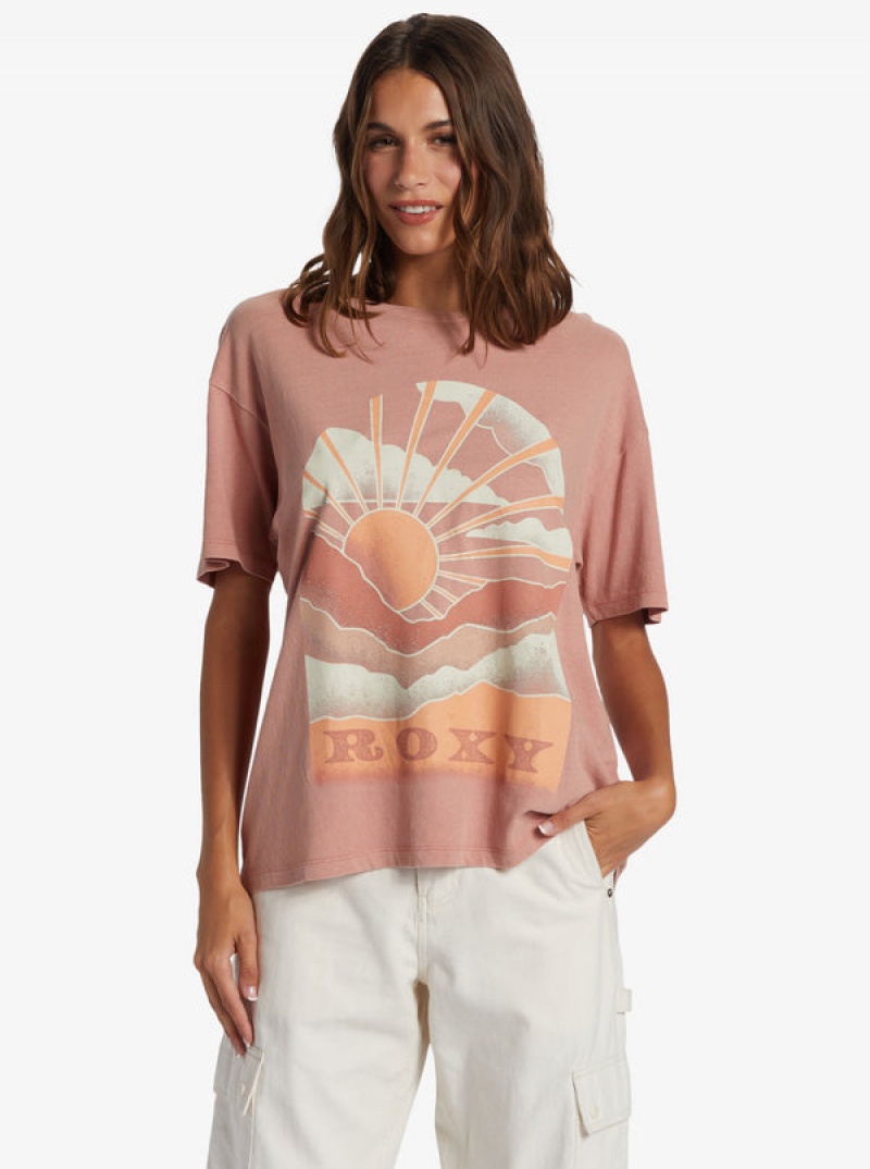 Camiseta Roxy Get Lost In The Moment Oversized Boyfriend | 251FCJUQM