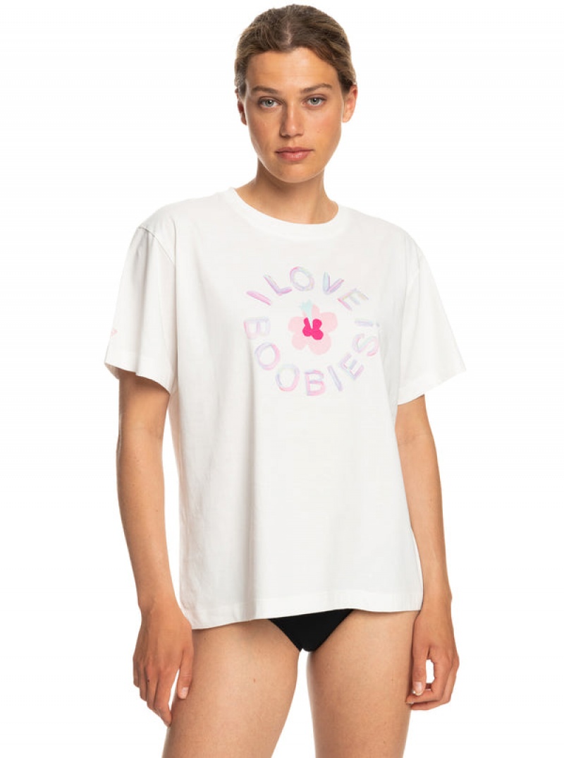 Camiseta Roxy Keep A Breast Day | 935VCODHI