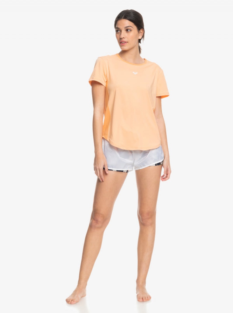 Camiseta Roxy Pure Pursuit Mesh Tee Knit | 435ADILUC