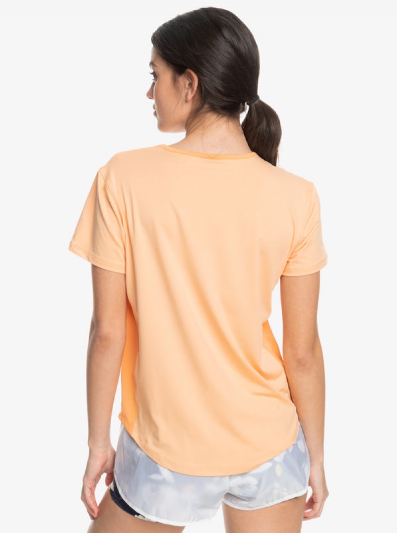 Camiseta Roxy Pure Pursuit Mesh Tee Knit | 435ADILUC