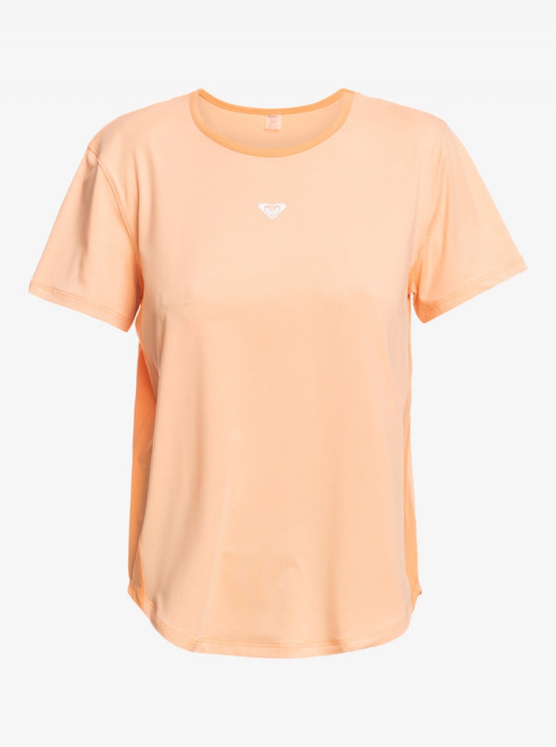 Camiseta Roxy Pure Pursuit Mesh Tee Knit | 435ADILUC