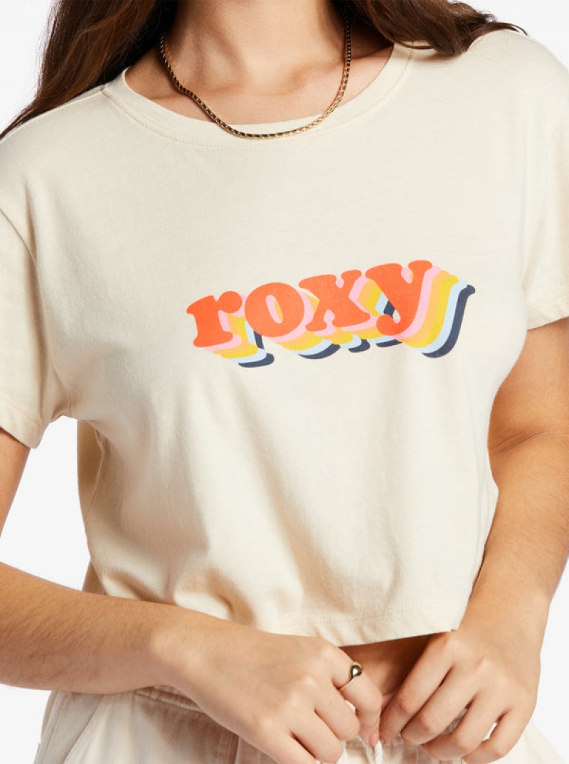 Camiseta Roxy Retro Stack Sin Manga Muscle | 986QWMJBV