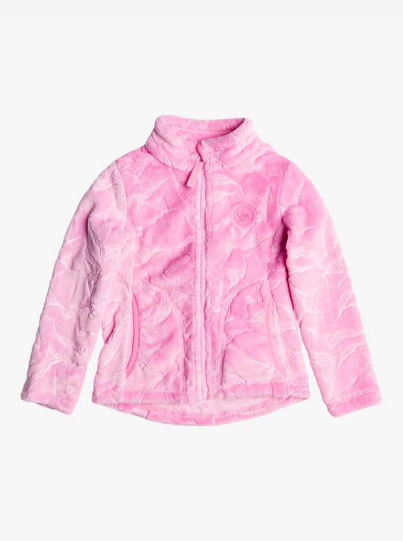 Chaquetas Snowboard Roxy Mini Igloo Technical Zip-Up Encapuchado Fleece Niña | 524WAQLUJ