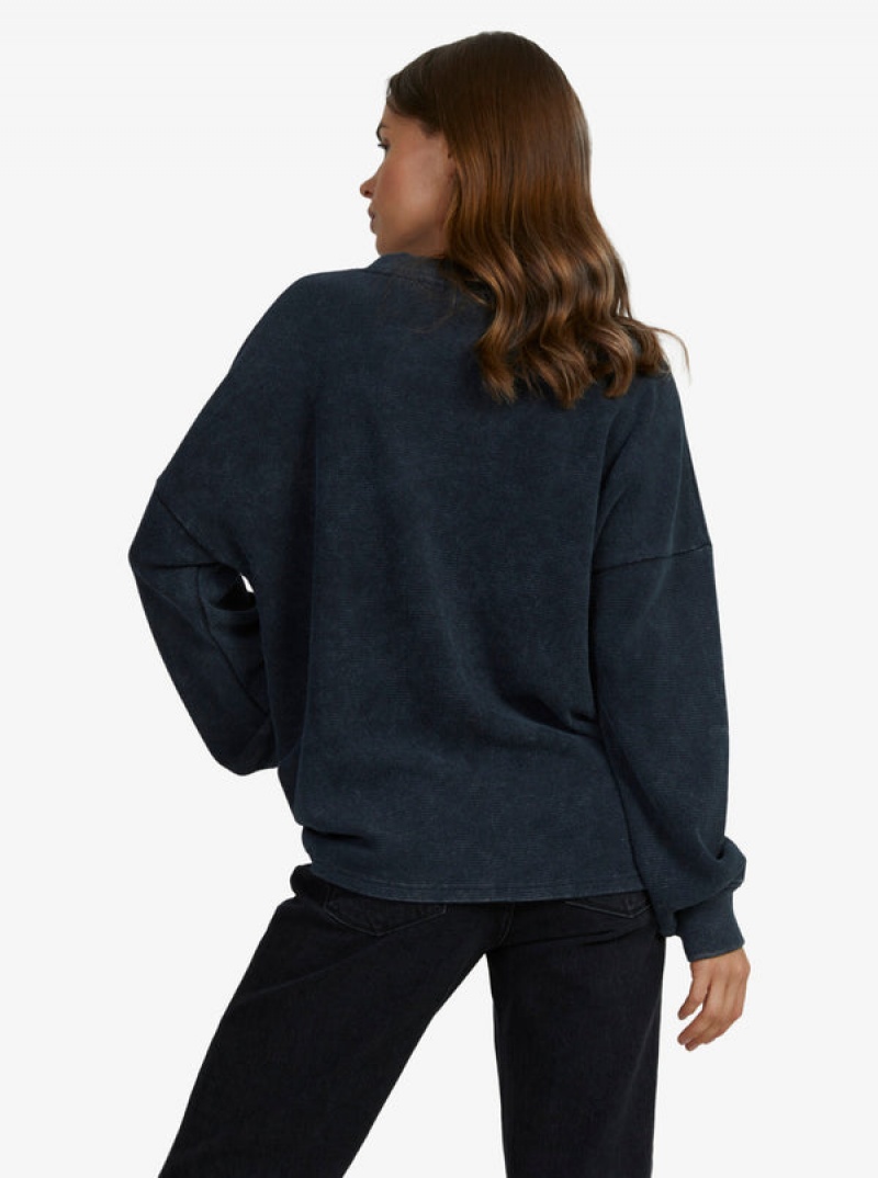 Ropa De Casa Roxy East Side Long-Sleeve Crew Neck | 836OLGEFM