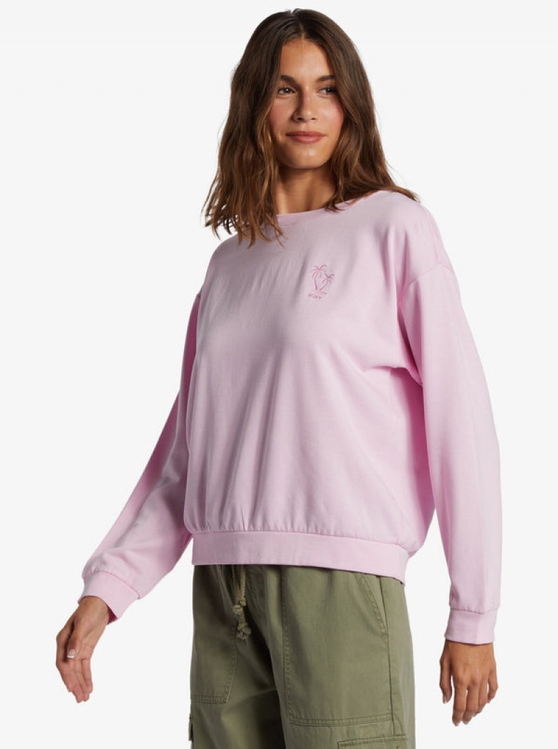 Ropa De Casa Roxy Surfing By Moonlight Crew Neck | 397APZQOR