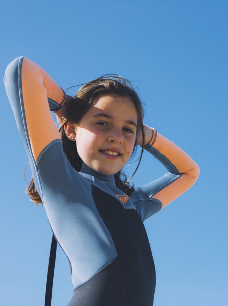 Ropa de Baño Roxy 3/2mm Prologue Back Zip Wetsuit Niña | 206KYWEOC