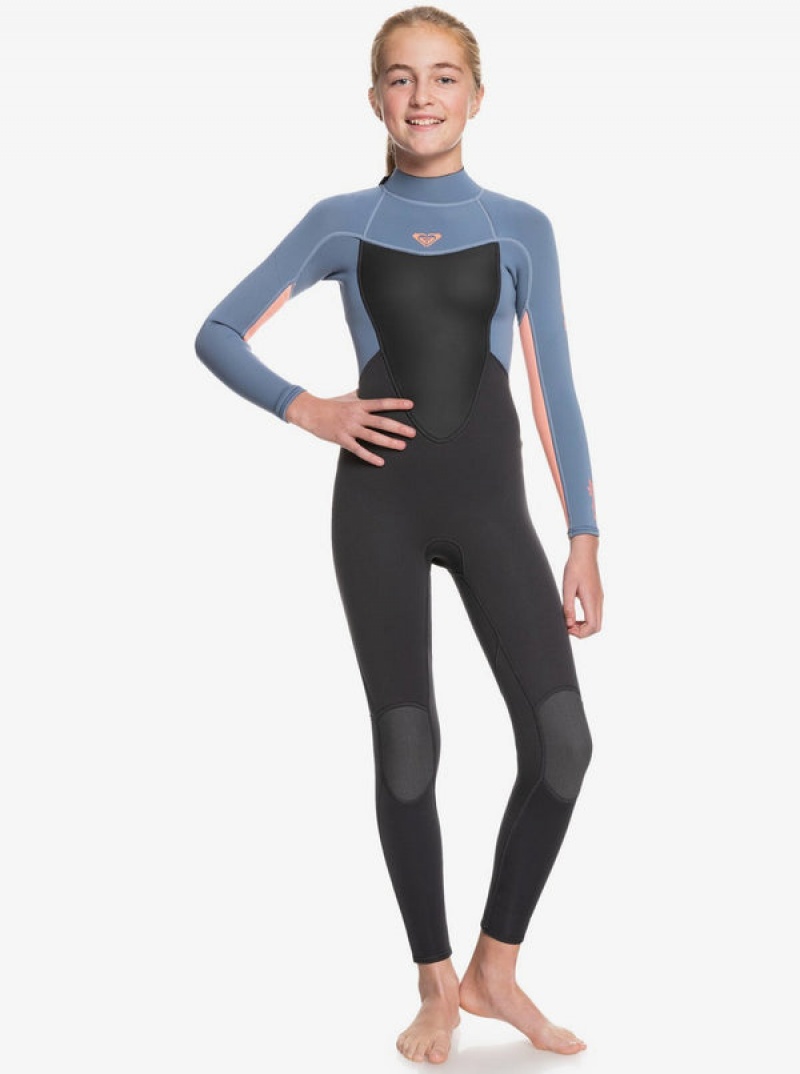 Ropa de Baño Roxy 3/2mm Prologue Back Zip Wetsuit Niña | 206KYWEOC