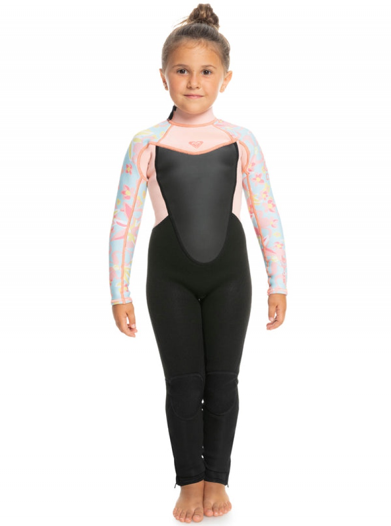 Ropa de Baño Roxy 3/2mm Prologue Back Zip Wetsuit Niña | 671KNQDTL