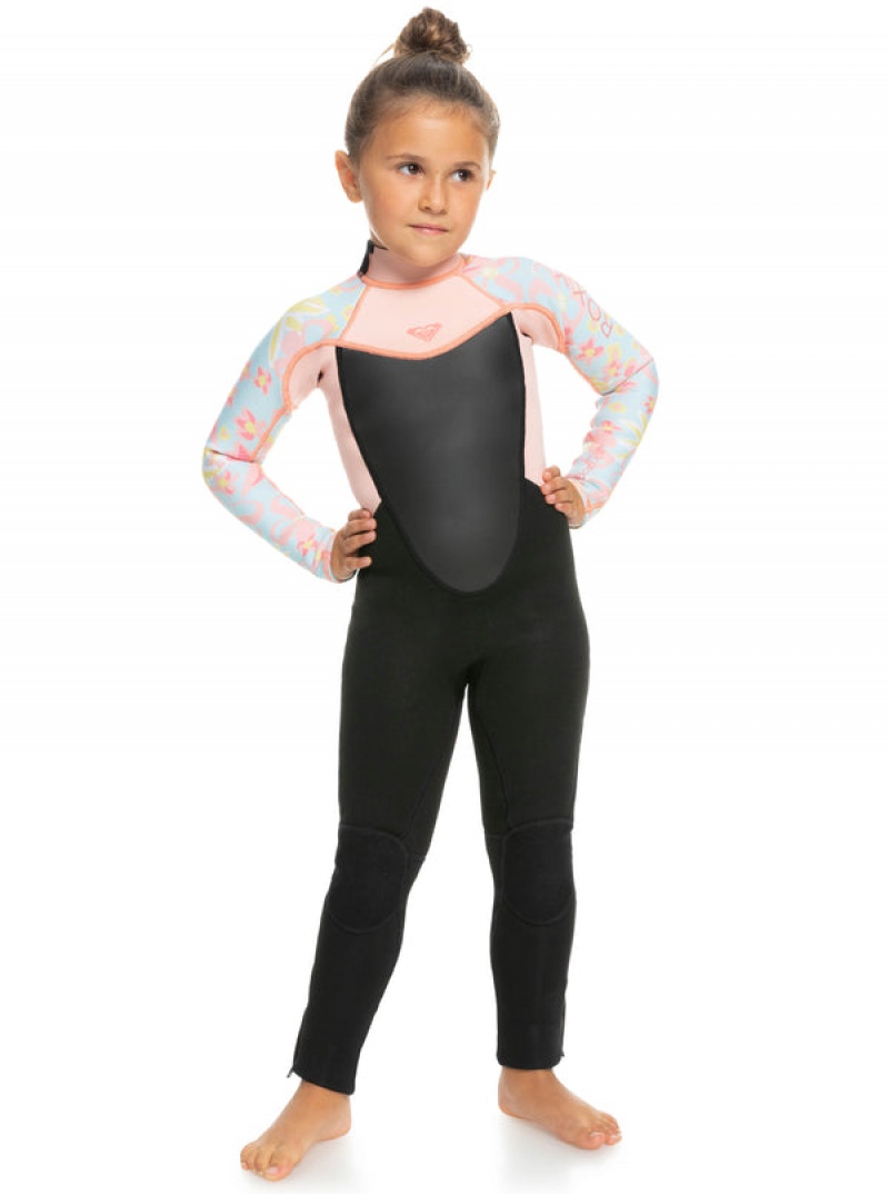 Ropa de Baño Roxy 3/2mm Prologue Back Zip Wetsuit Niña | 671KNQDTL