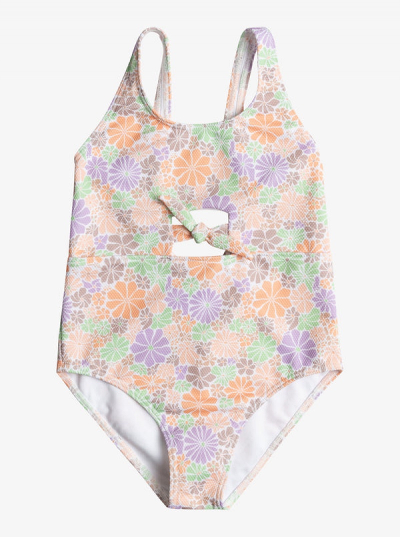 Ropa de Baño Roxy All About Sol One-Piece Niña | 516KDNVIU