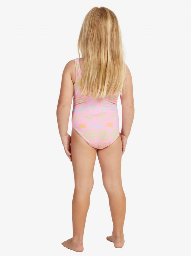 Ropa de Baño Roxy Beach Day Together One-Piece Niña | 680KDYWRG