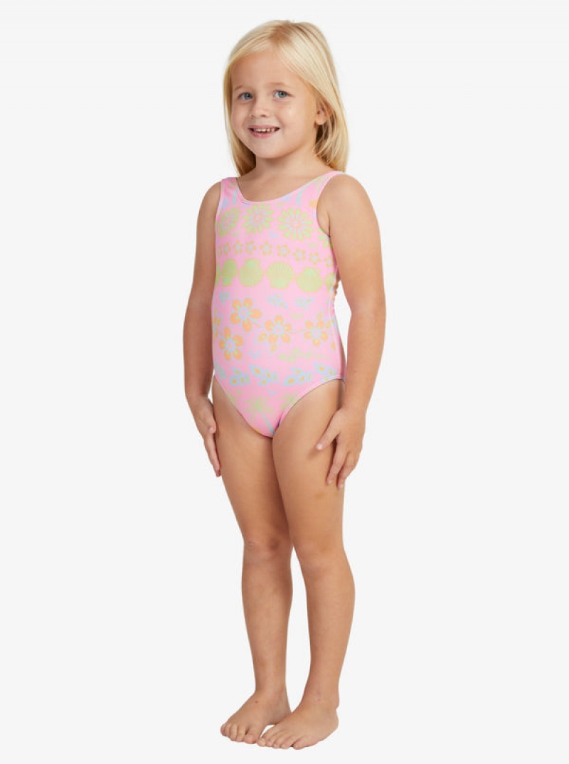 Ropa de Baño Roxy Beach Day Together One-Piece Niña | 680KDYWRG