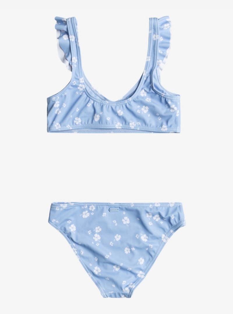 Ropa de Baño Roxy Dreamer Ruffle Bralette Set Niña | 184IDBKQA