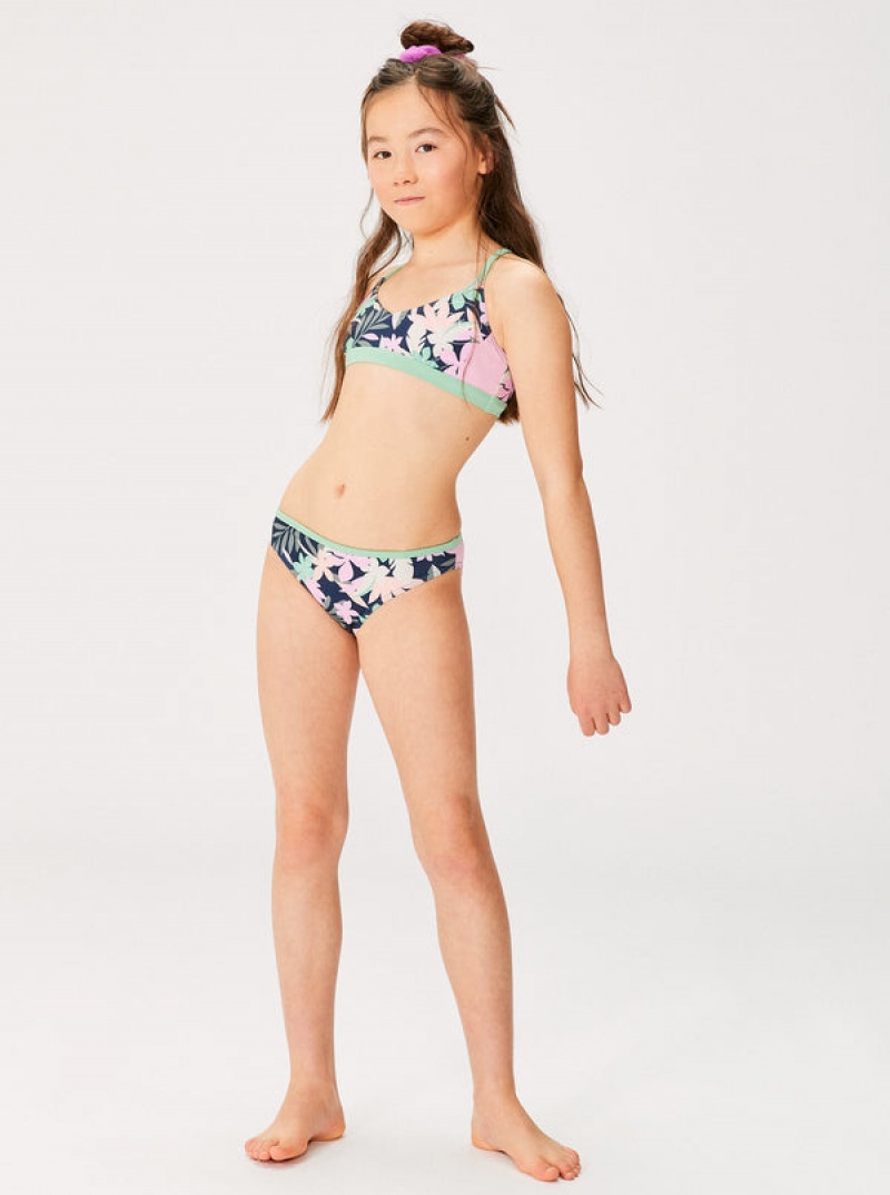 Ropa de Baño Roxy Ilacabo Active Atléticos Set Niña | 623MOZXHJ