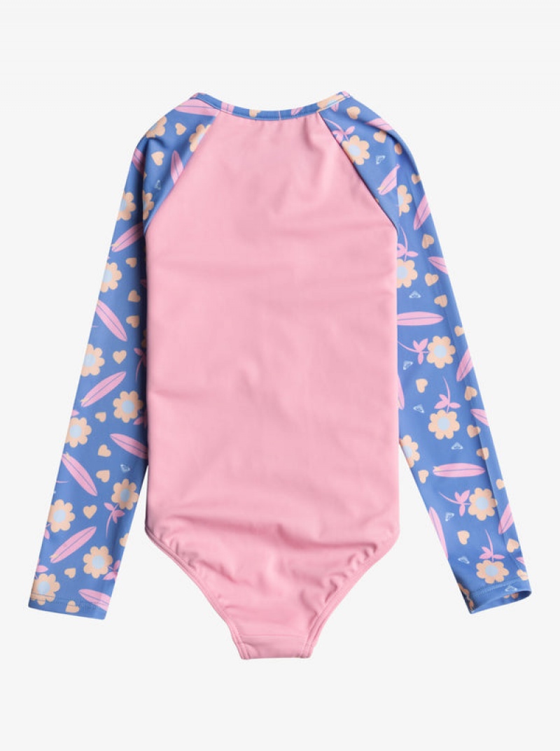 Ropa de Baño Roxy Lorem Long-Sleeve Front-Zip Niña | 803LRNMBE