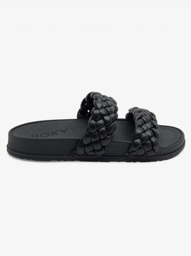 Sandalias Roxy Slippy Braided Agua-Friendly | 364XUJZVS