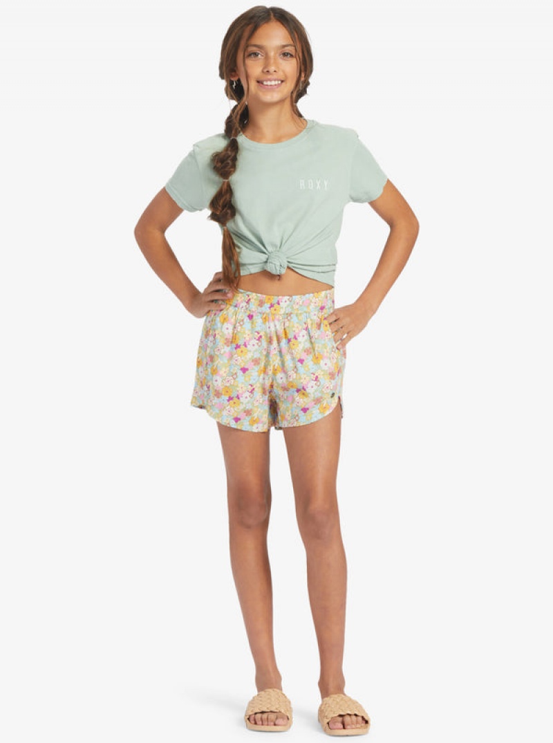 Short Roxy Canyon Moon Elastic Cintura Niña | 726GIZXEL