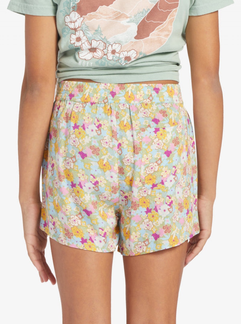 Short Roxy Canyon Moon Elastic Cintura Niña | 726GIZXEL