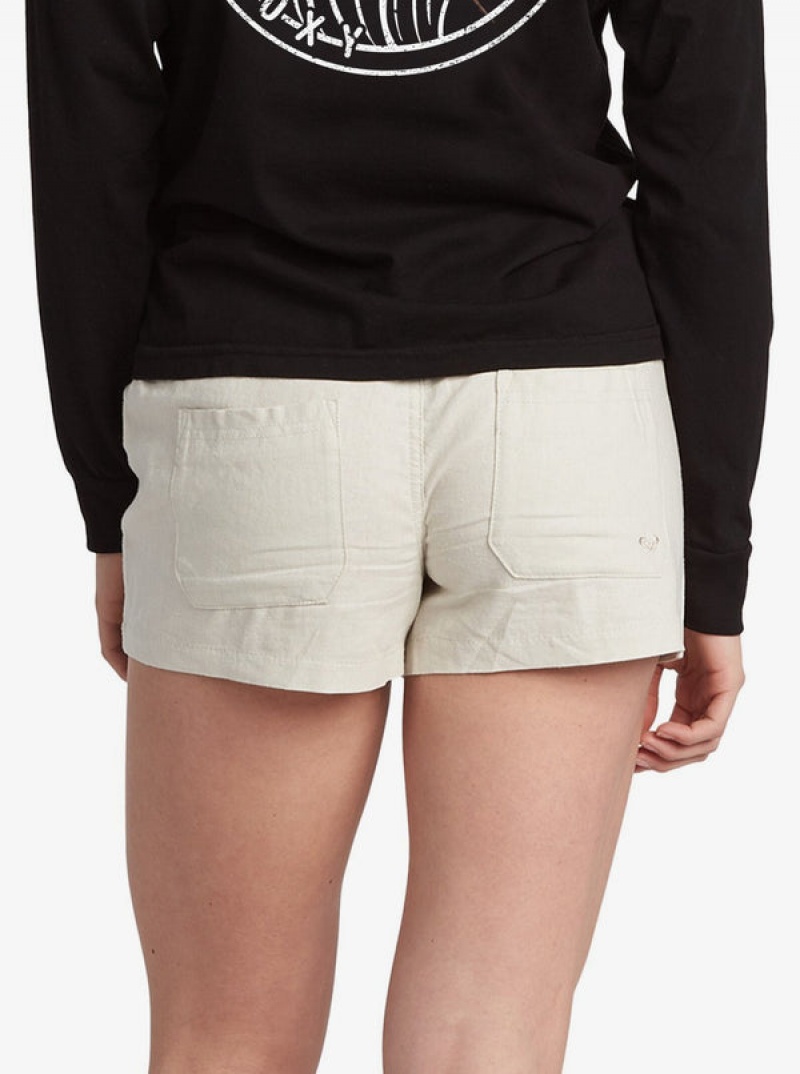 Short Roxy Oceanside Elastic Cintura | 058DKQMFP