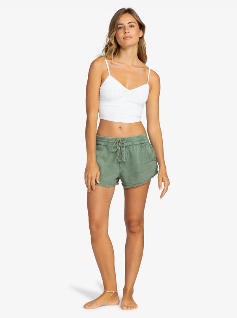 Short Roxy Scenic Route Elastic Cintura | 410URJVDB