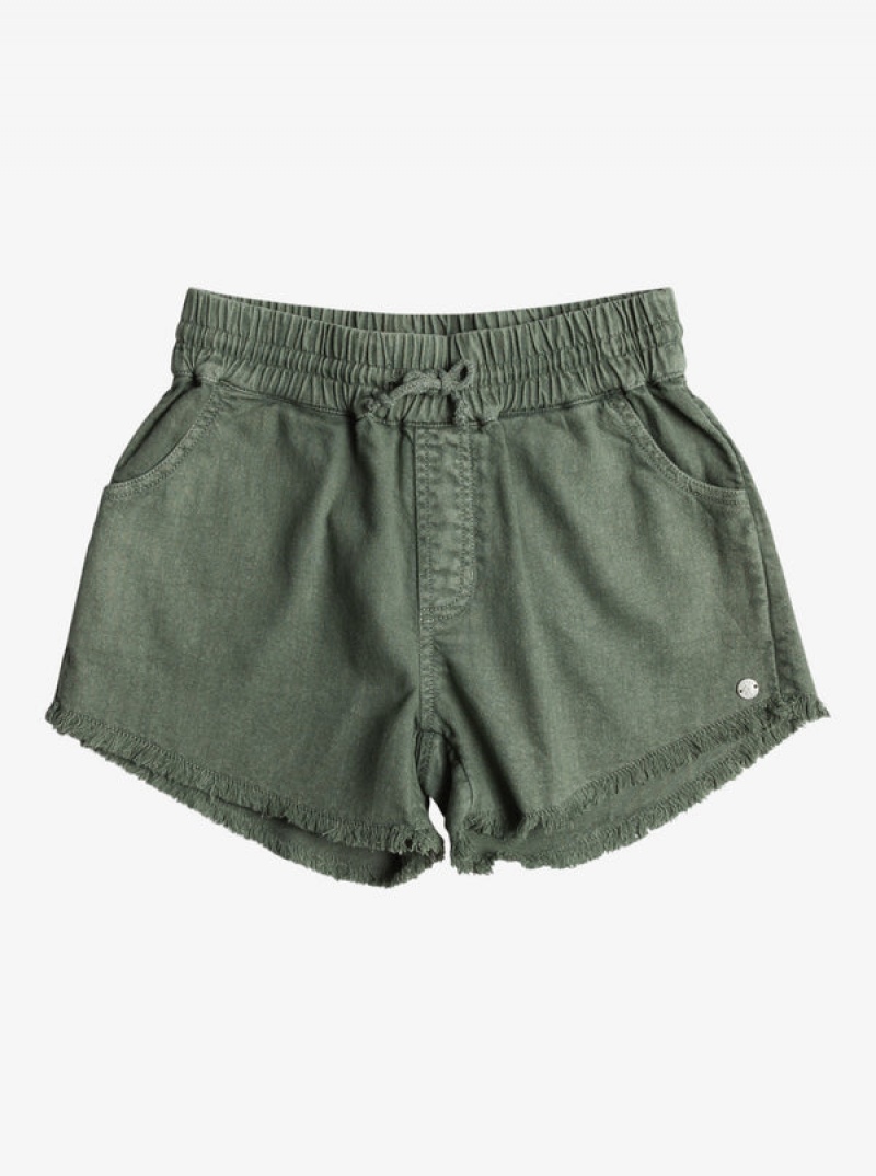 Short Roxy Scenic Route Twill Niña | 051CJKLNE