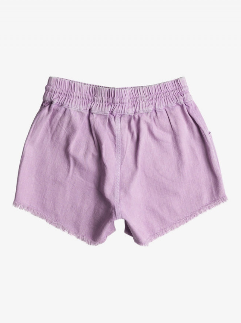 Short Roxy Scenic Route Twill Niña | 507JXKOHL