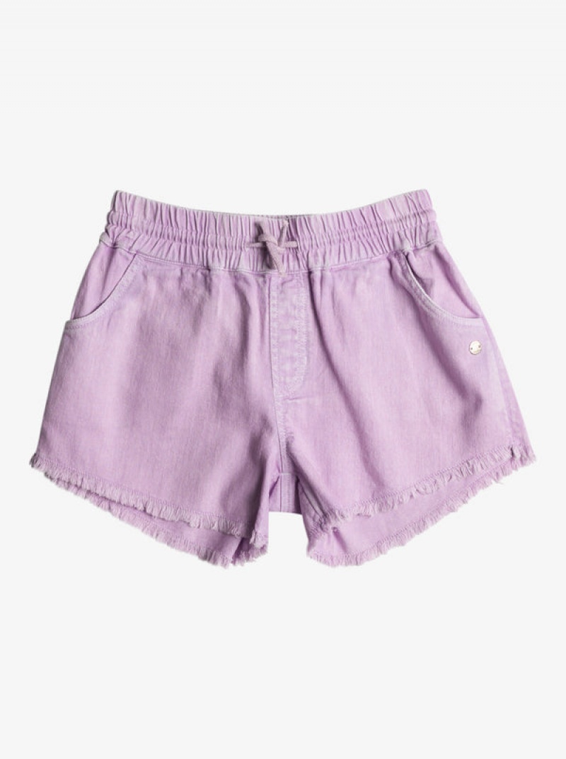 Short Roxy Scenic Route Twill Niña | 507JXKOHL