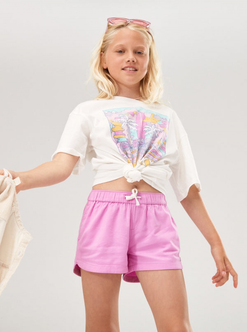 Short Roxy Una Mattina Elastic Cintura Niña | 614HTBXDA