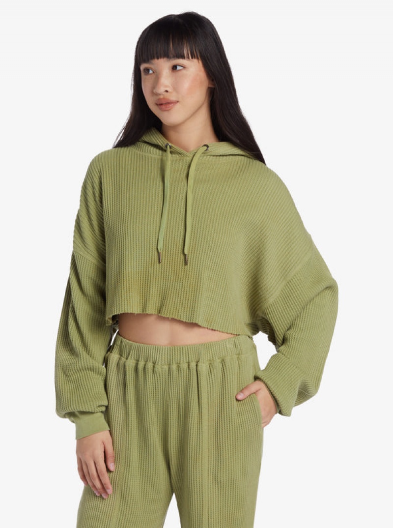 Sudadera con Capucha Roxy Chloe Kim Off Duty Crop | 594MCVUEN