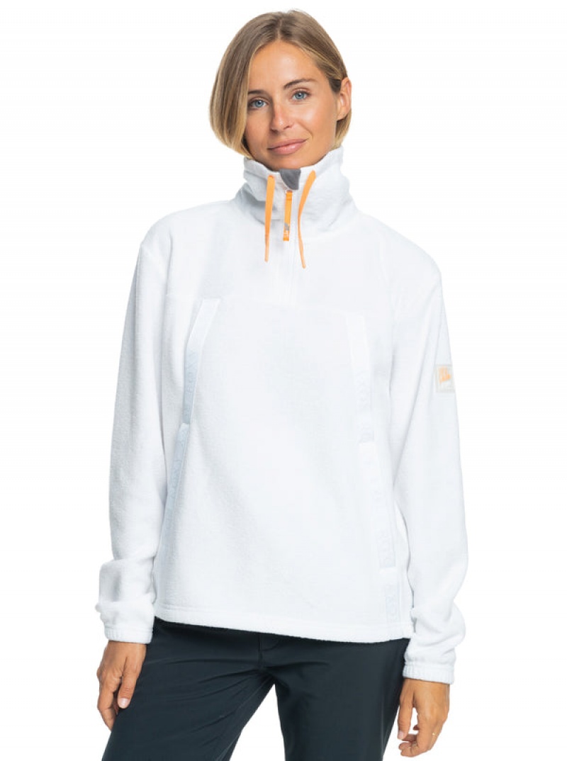 Sudadera con Capucha Roxy Chloe Kim Technical Half Zip Fleece | 805LWPSJA