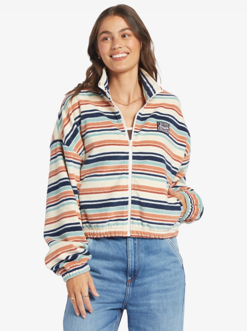 Sudadera con Capucha Roxy Dawn To Dusk Half-Zip Fleece | 821ZSCUWX