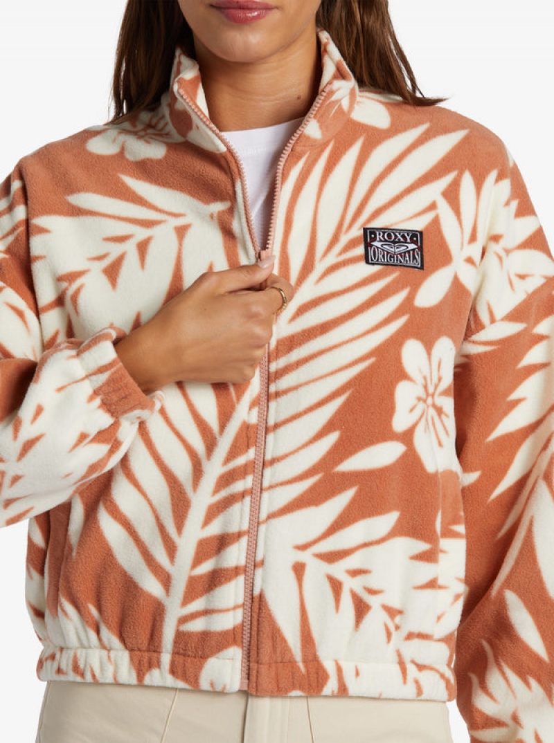 Sudadera con Capucha Roxy Dawn To Dusk Zip-Up Fleece | 340DOMHEC