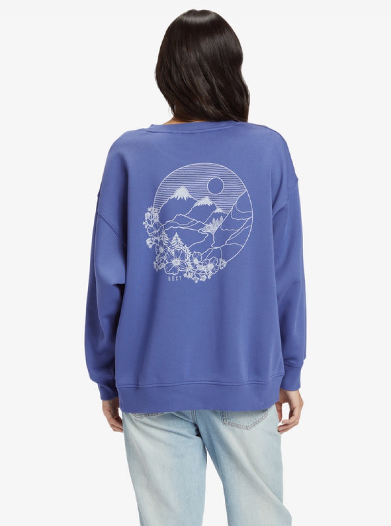 Sudadera con Capucha Roxy Morning Hike Crew Neck | 675HTMBNY