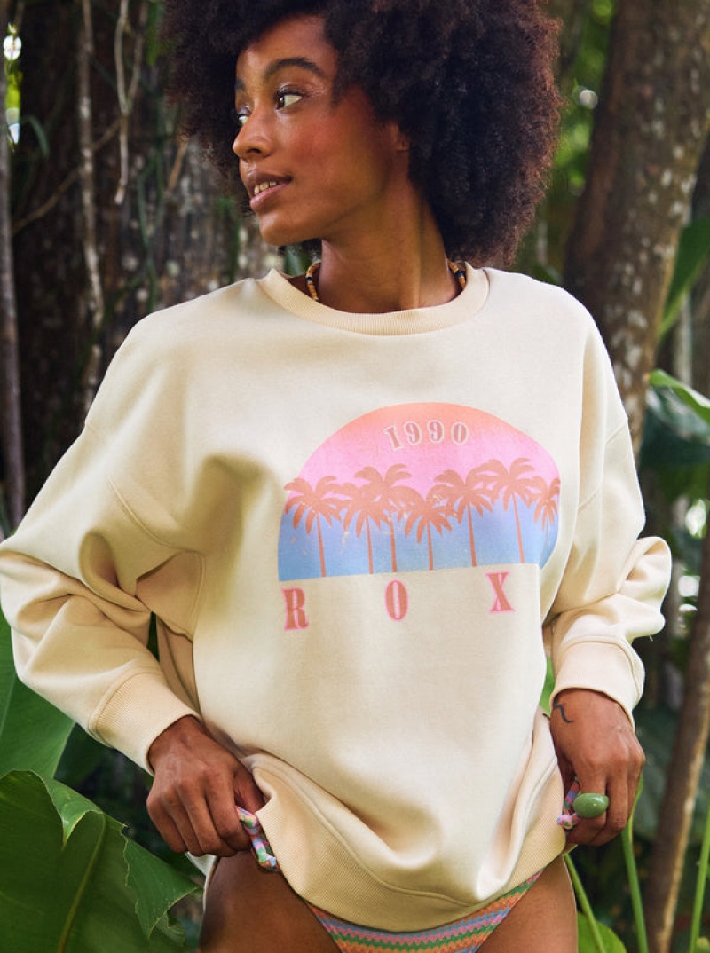 Sudadera con Capucha Roxy Morning Hike Crew Neck | 749HTPUES